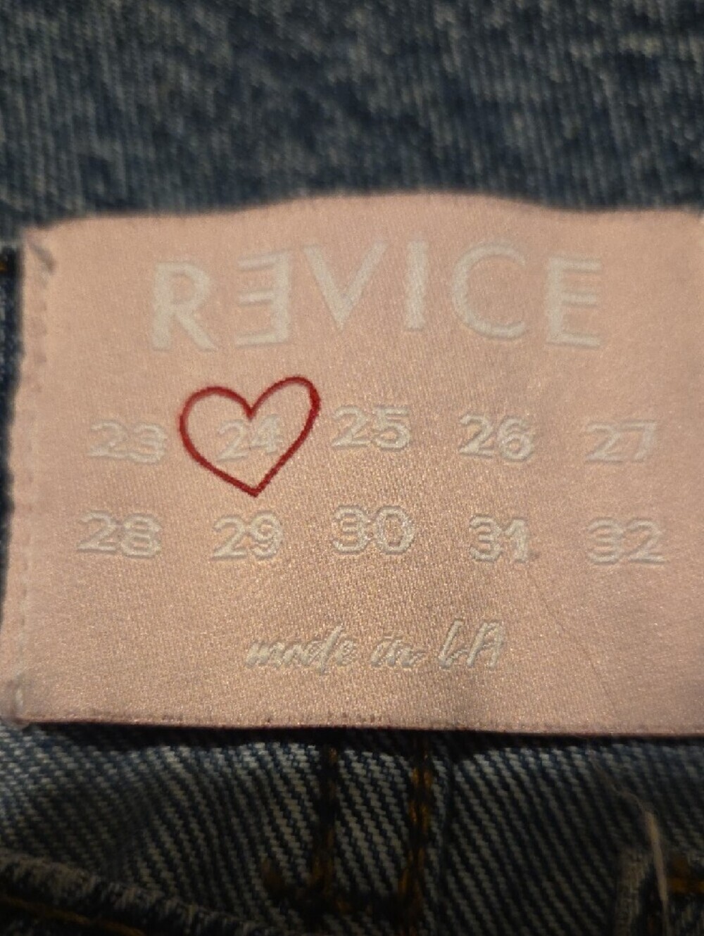 REVICE Patchwork Two-Tone Blue Jeans - Picture 2 of 8